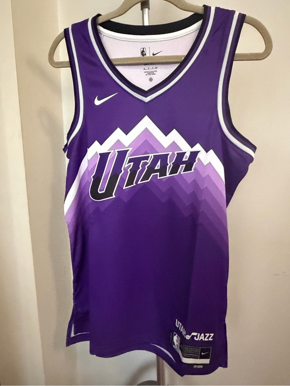 Nike Utah Gradient Purple Basketball Jersey